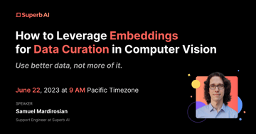 Superb AI webinar